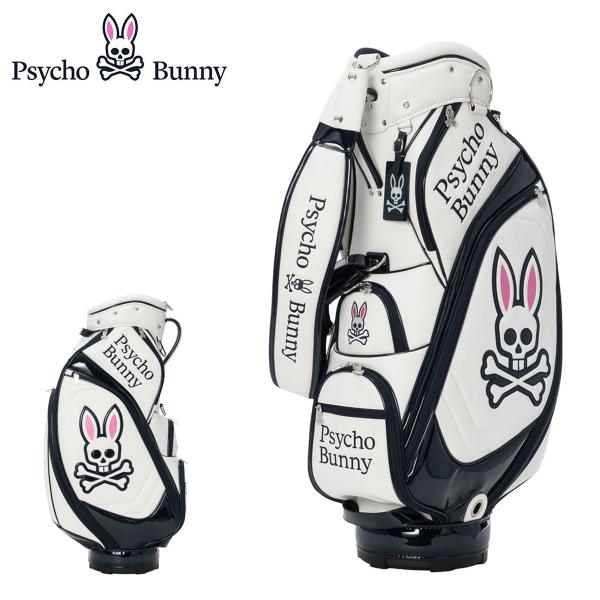 Psycho Bunny（サイコバニー） ゴルフ キャディバッグ 9.0型 5分割 約