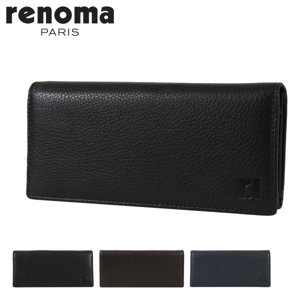リピーター様Roma様御購入品＊ レノマ 長財布 本革 かぶせ メンズ REW-00211 ラトゥール renoma
