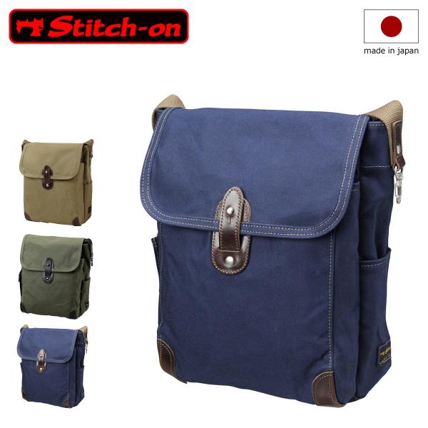 Stitch-on（ステッチオン） ショルダーバッグ 帆布シリーズ メンズ