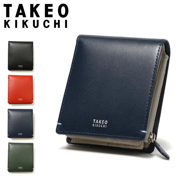 TAKEO KIKUCHI タケオキクチ 二つ折り財布 メンズ ヨーク