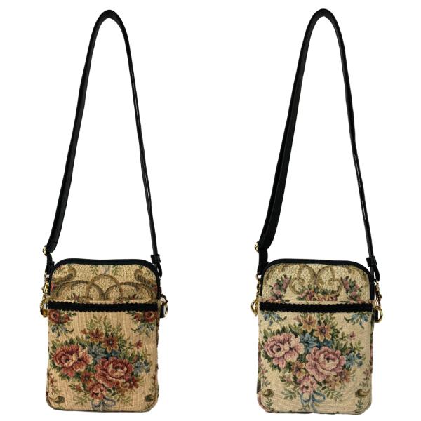 ショルダーバッグ 6005 [ゴブラン織 ごぶらんおり] ミセス スマホ