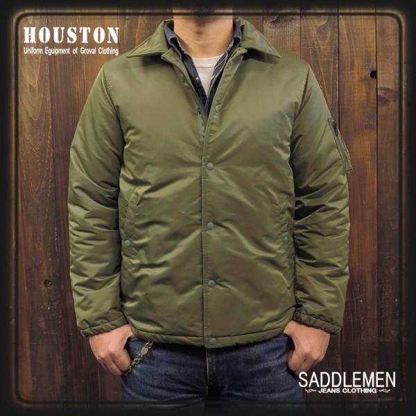HOUSTON (ヒューストン) 「MA-1」 コーチジャケット 50360 : SADDLEMEN 