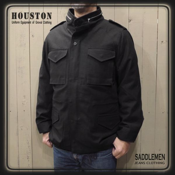 HOUSTON ヒューストンM-65 フィールドジャケット ブラック L 楽天市場】HOUSTON ヒューストン M-65 フィールドジャケット M65