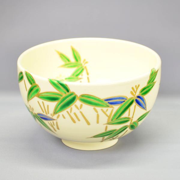 茶碗 茶道具 今岡 都 作 高橋道八写 仁清 笹の絵 : 茶道具専門店 (有