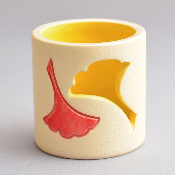 蓋置 茶道具 西尾瑞豊 作 銀杏透蓋置 : 茶道具専門店 (有)菊池商店