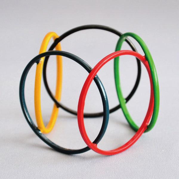 蓋置 茶道具 金谷宗林 作 唐銅五ツ輪蓋置 : 茶道具専門店 (有)菊池商店