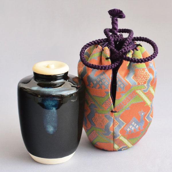 茶道具 肩衝茶入 仕覆 【公式通販】