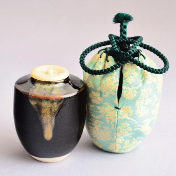 山羊花卉文錦 仕覆 3点 茶道具 山羊花卉文錦 仕覆 3点 茶道具