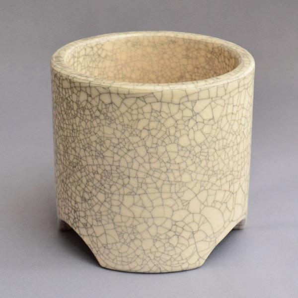 火入 茶道具 松楽窯 白楽貫入火入 : 茶道具専門店 (有)菊池商店 - 通販