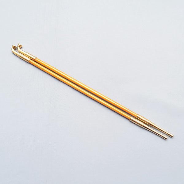 煙管 茶道具 真鍮製 糸目煙管 一双 表千家用 : 茶道具専門店 (有)菊池
