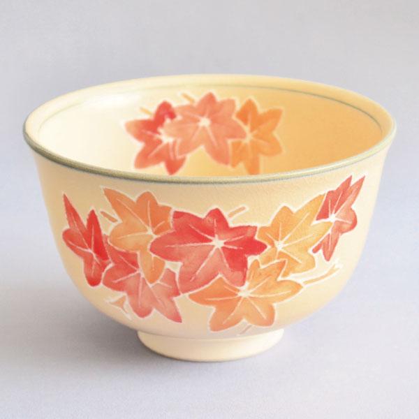 茶碗 茶道具 西尾瑞豊 作 一陳盛 紅葉茶碗 : 茶道具専門店 (有)菊池