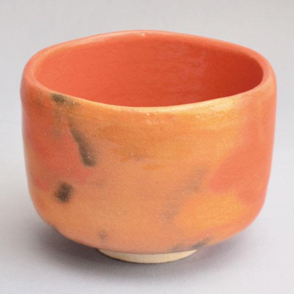茶碗 茶道具 吉村葵 作 赤楽茶碗 : 茶道具専門店 (有)菊池商店 - 通販