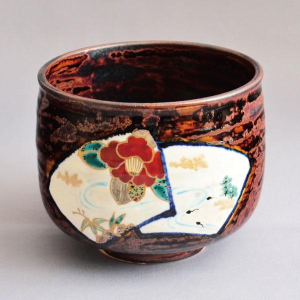 茶碗 茶道具 尾関作十郎 作 犬山焼 御題歌 茶碗 : 茶道具専門店 (有