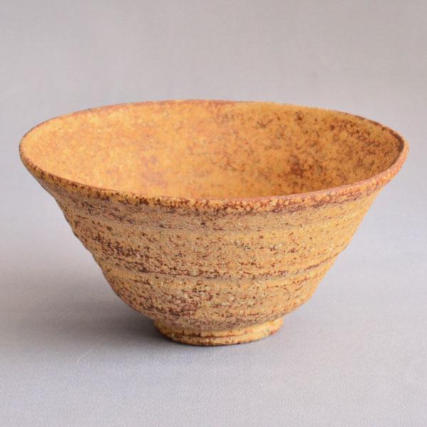 茶碗 茶道具 柴田孝三 作 黄伊羅保 茶碗 : 茶道具専門店 (有)菊池商店