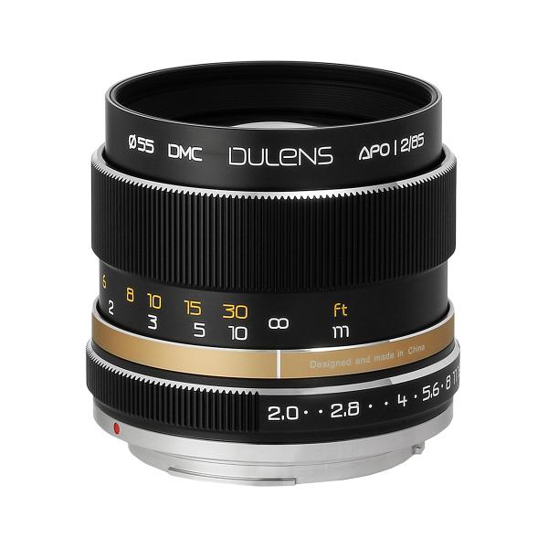 �ᖾ�i�W���N���C�j���w�@�ŋ� DULENS APO 85mm F2 �j�R��F�}�E���g�@�u���b�N