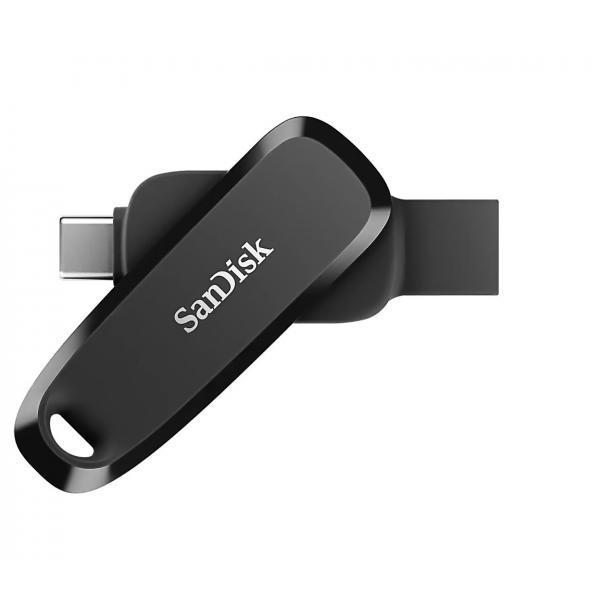 【ネコポス便配送商品】 【並行輸入品】 サンディスク(SanDisk) USBメモリ 128GB Type-A &amp; Type-C USB3.1 Gen1 ブラック SDDDC6-128G-G46