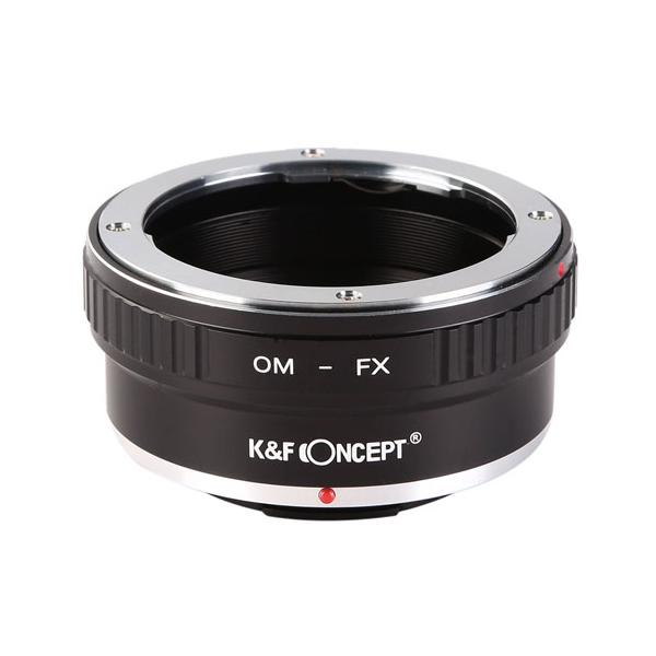 K&F Concept マウントアダプター (オリンパスOMマウントレンズ →  フジフィルムXマウントに取付け）KF-OMX