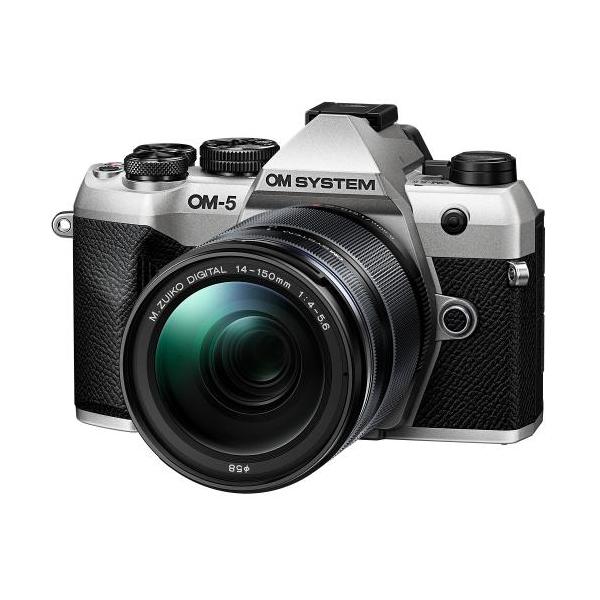 オーエムシステム (OM SYSTEM)  ミラーレス一眼 OM-5 Mark II 14-150mm II レンズキット シルバー
