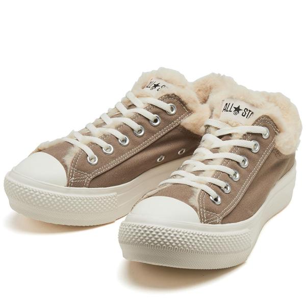 2022年秋冬新作♪ CONVERSE【コンバース】 AS LIGHT PLTS BOACOLLAR OX オールスター ライト PLTS ボアカラー オックス トープ CONVERSE（コンバース） 2022年秋冬新作♪ CONVERSE【コンバース】 AS