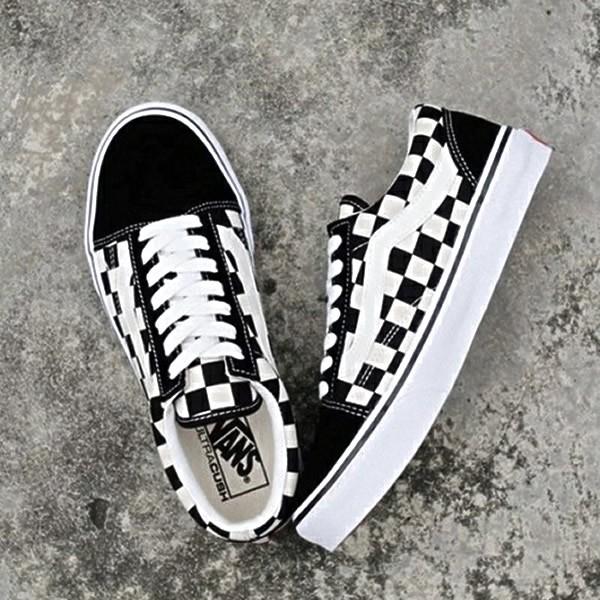 VANSyoYz OLD SKOOL DX I[hXN[ DX V36CL+ YfB[X Xj[J[ ubN/zCg`FbN