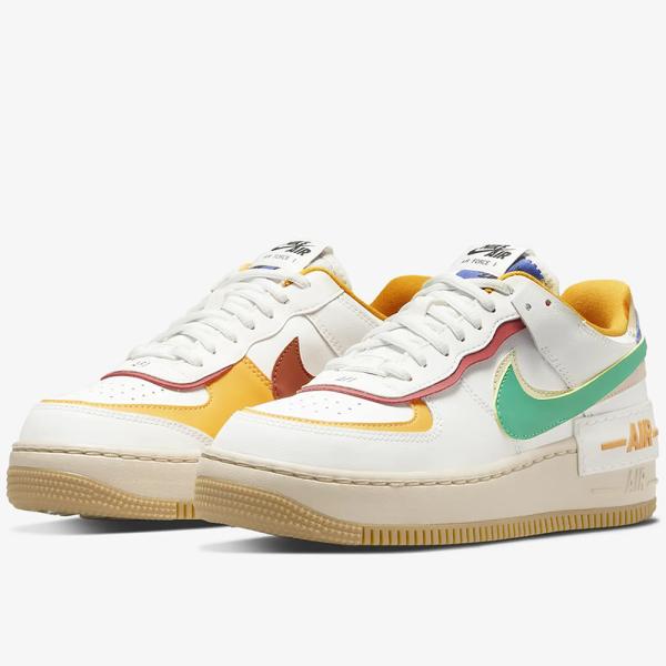 2022年春夏新作♪ NIKE【ナイキ】 WMNS AIR FORCE SHADOW ウィメンズ エアフォース シャドウ  【CI0919-118】 サミットホワイト/イエローオークル :CI0919-118:Skyblue 通販 