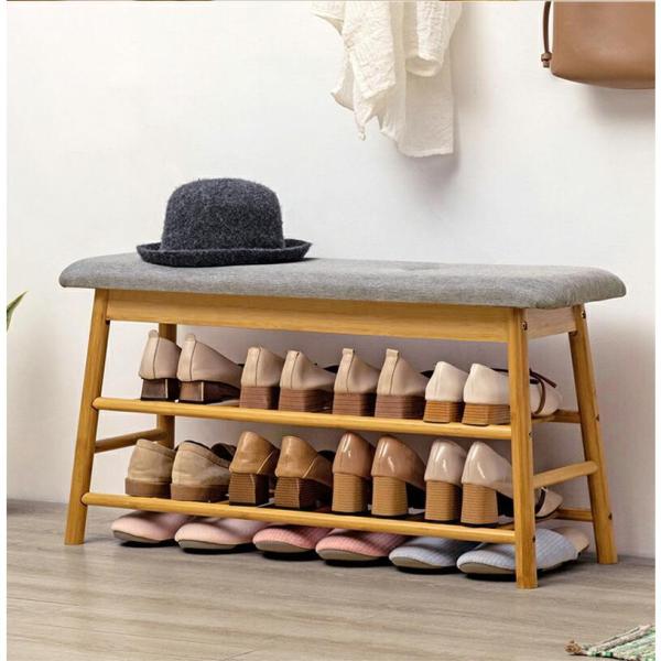 【座面にも収納可能】座面は開閉可能なデザインなので、鍵や小道具など小物をいっぱい納まりできる収納ベンチになります。【大容量の収納スペース】下の2段階はスニーカーやヒール等の靴が下の2段階はスニーカーやヒール等の靴がスッキリ収納できる。【座り...