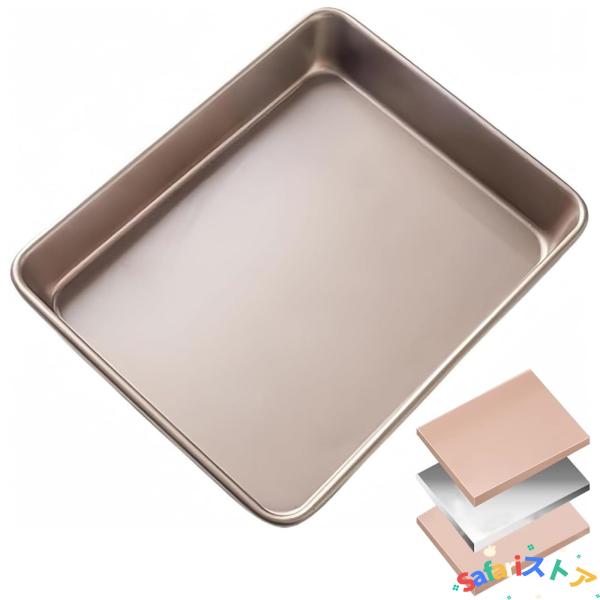 ?「強力な構造」ベーキングパン は、表面に食品グレードの焦げ付き防止コーティングが施された高強度炭素鋼で作られており、耐久性があり、安全に使用でき、抗酸化性があり、落下しにくく、高温にも耐えます。?「簡単な脱型」ケーキ 焼型 は、表面に食べ...