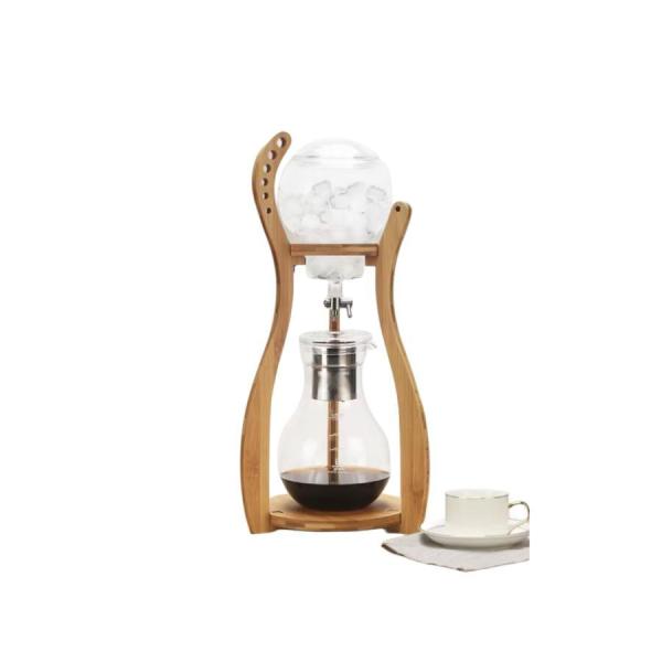 水出しコーヒーマシン アイスドリップコーヒーマシン アイスブリューブリューイングポット  家庭用 業務用ガラスドリップコーヒーマシン6-8カ ドリップフ