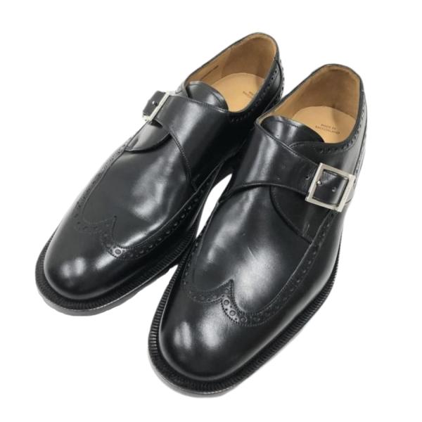 BALLY バリー モンクストラップ レザーシューズ-
