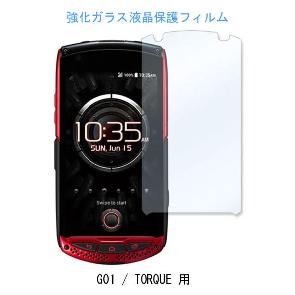 TORQUE G01 強化ガラスフィルム 送料無料 メール便