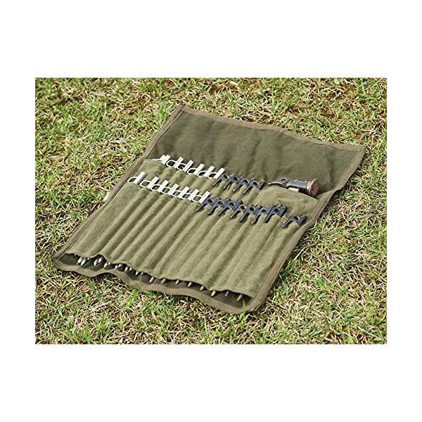 テンマクデザイン　ペグ ロール ケース　カーキ