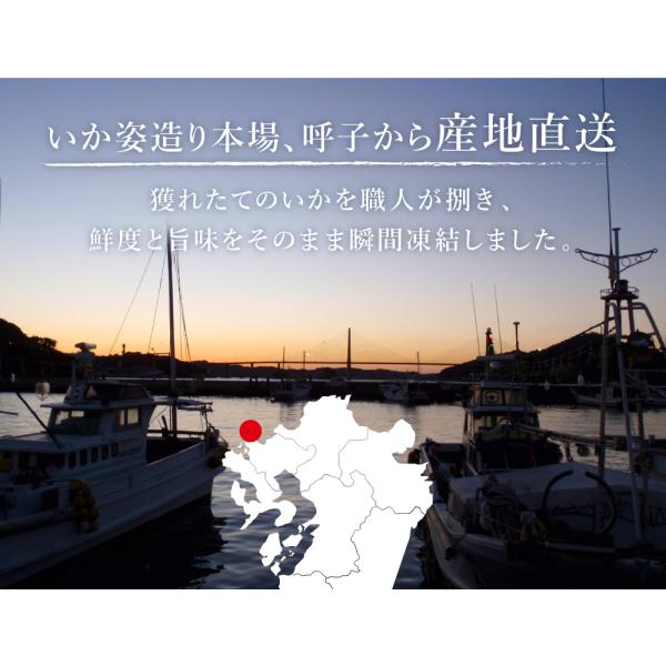 獲れたてをそのまま瞬間冷凍 呼子から新鮮な松イカをお届け 呼子 イカ 活き造り 松いか姿造り イカ刺し お刺身用 松イカ するめイカ 姿造り 新鮮 Cas凍結 呼子直送 約180g 5p いか イカ 烏賊 刺身 スルメイカ 代購幫