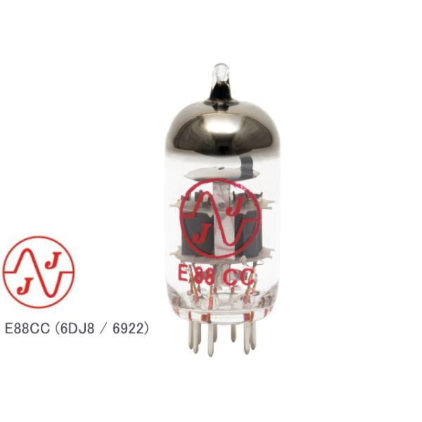 JJ E88CC (ECC88/6DJ8/6922) JJエレクトロニック プリ管 JJ E88CC (ECC88/6DJ8/6922) JJエレクトロニック プリ管