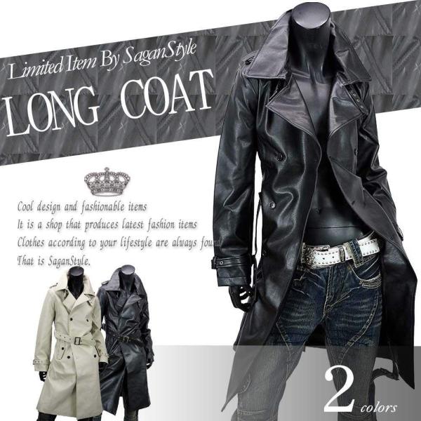 【希少サイズL　ヴィンテージ】リアルレザー トレンチコート ロング 極美品 希少サイズL ヴィンテージ】リアルレザー トレンチコート ロング 極美