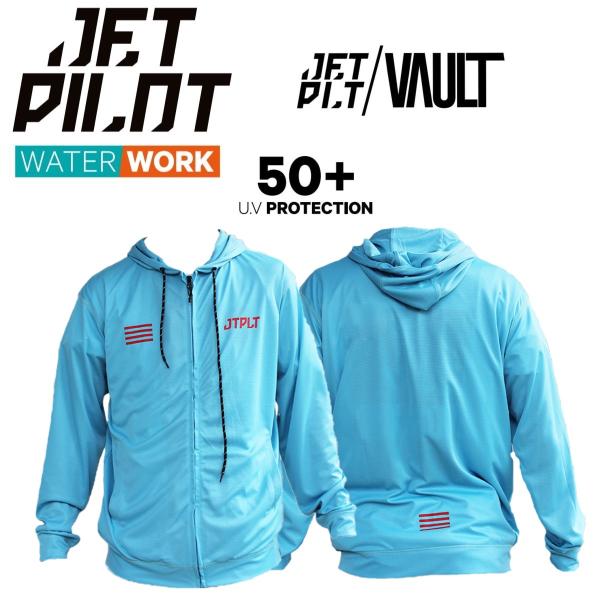 高い素材 ジェットパイロット JETPILOT 2024 フード付き ラッシュガード ウエア