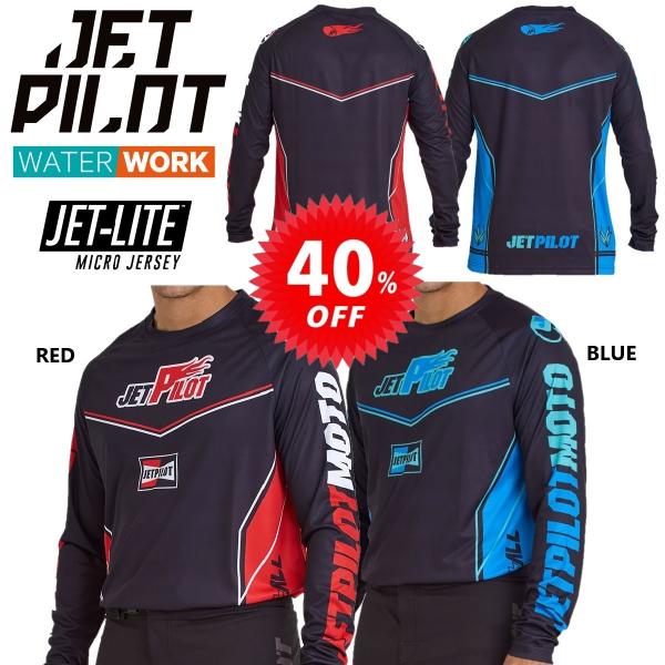 週替わりセール 40％オフ ジェットパイロット JETPILOT 長袖 速乾 送料無料 リスク イット オール モト ジャージ S24618 MOTO モトクロス