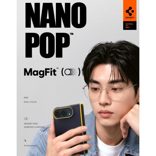 iPhone Duo ケース Spigen MagSafe対応 クリア ヒンジ保護 耐衝撃 iPhoneDuo カバー iPhoneデュオ スマホケース タフアーマー・プロ・マグフィット 黄変防止