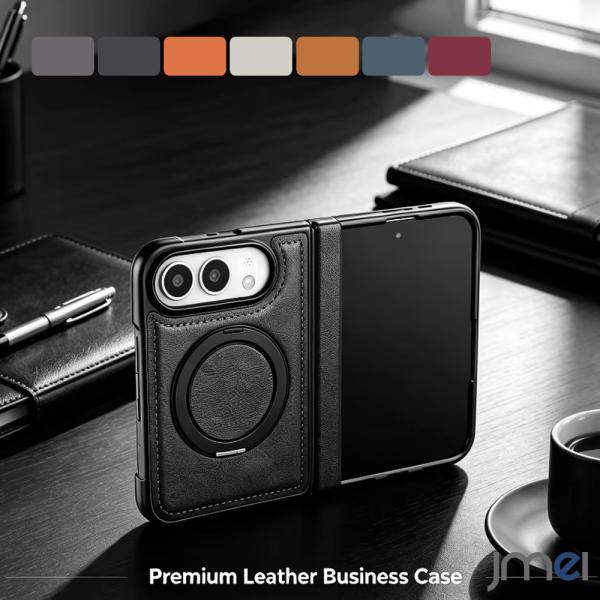 iPhone Duo ケース MagSafe対応 iPhone18 Fold iPhone Duo ビジネス アイフォン フォールド デュオ 18 カバー 360度回転 スタンド機能 マグネット ヒンジ保護