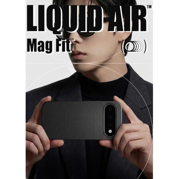 Pixel 11 ケース Qi2 MagSafe対応 Pixel 11 Pro カバー シュピゲン 米軍MIL規格取得 Pixel11 Pro XL ケース Spigen リキッド・エア・マグフィット 滑り止め