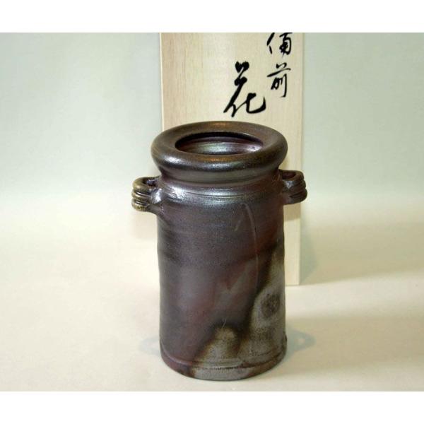 備前焼 窯変耳付花入 花瓶 花器 花生 フラワーベース 置物 華道具 茶道具 備前焼 窯変耳付花入 花瓶 花器 花生 フラワーベース 置物 華