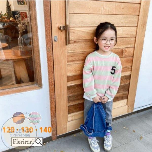 韓国子供服 子ども服 おしゃれ 秋 薄手 ロンt ミニ裏毛 安い 長袖トップス カジュアル キッズ かわいい 女の子 ゆったり ボーダー 春 1 130 140 Qdxz7 Bjm サイドパイン商店 通販 Yahoo ショッピング