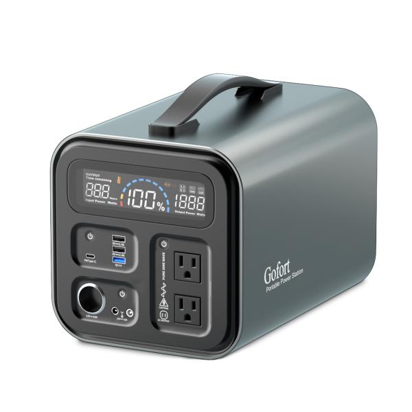 Gofort ポータブル電源 1200W 大容量297600mAh/1100Wh 家庭用蓄電池