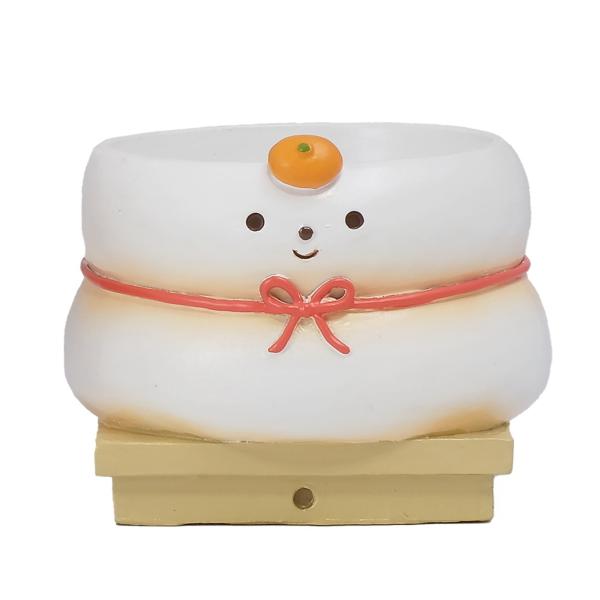 シンプルながらキュートな見た目で多肉植物やプリザーブドフラワーなど様々な植物と相性バッチリです♪置物としてもインテリアにも最適です。まるっとした可愛らしいフォルムに癒されること間違いなし！サイズ：55×55×43Hmm（内寸/38Φ×35H...