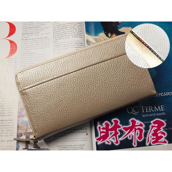 折り財布　ゴールド　シャンパンゴールド　美品 スリムレザー財布 シャンパンゴールド」のお得通販｜Kuradashi