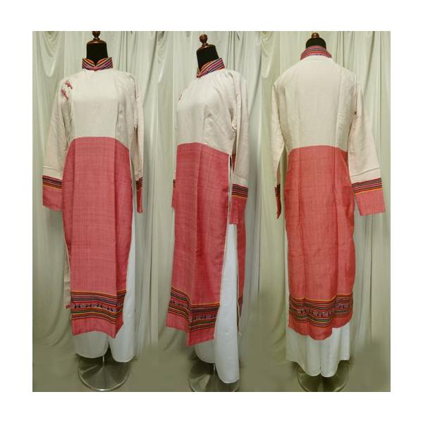 ターイ族手織り生地コンビのアオザイ Size ｘｌ Buyee Buyee Japanese Proxy Service Buy From Japan Bot Online