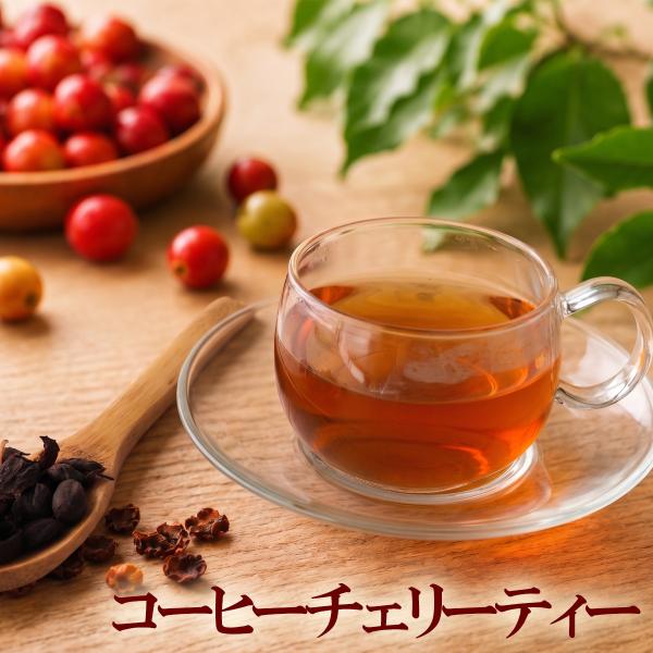 コーヒーチェリー 30g カスカラティー ハーブティー ローカフェイン 美容 健康 コーヒー果皮茶 コーヒー茶