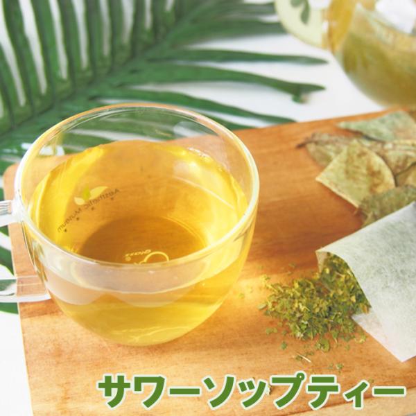サワーソップティー20包 ティーバッグ トゲバンレイシの葉 グラビオラ ノンカフェイン 健康茶 ハーブティー ファイトケミカル サワーソープ