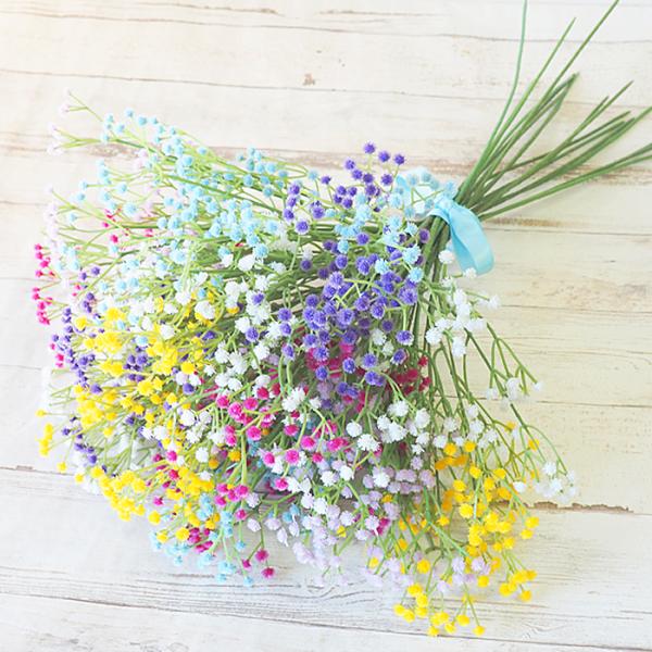 サイズ：60cm×16cm 花直径1cm<br>主材：ポリエステル、プラスチック<br>中国製<br>【ご理解ください】<br>・アーティフィシャルフラワーは人の手作業で作られており、一つ一つ...