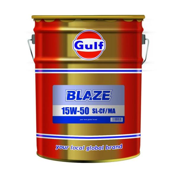 Gulf ガルフ Gulf BLAZE ガルフBLAZE 15ｗ50 SL-CF・MA 鉱物油 20L HTRC3