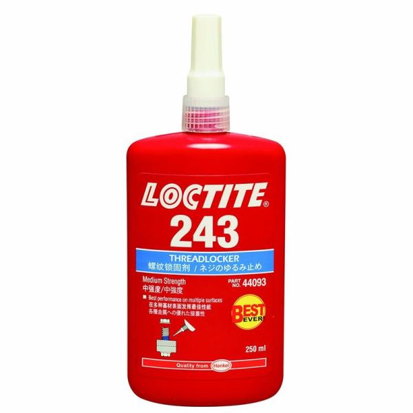 LOCTITE(ロックタイト) ねじゆるみ止め用嫌気性接着剤 243 250ml 44093